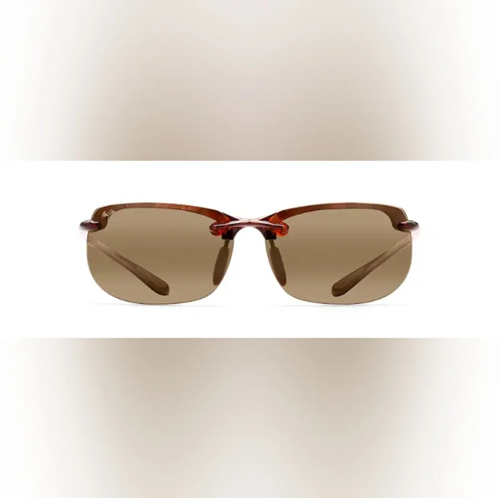 Maui Jim MJ Sport BANYANS ASIAN FIT Polarized Rimless Sunglasses